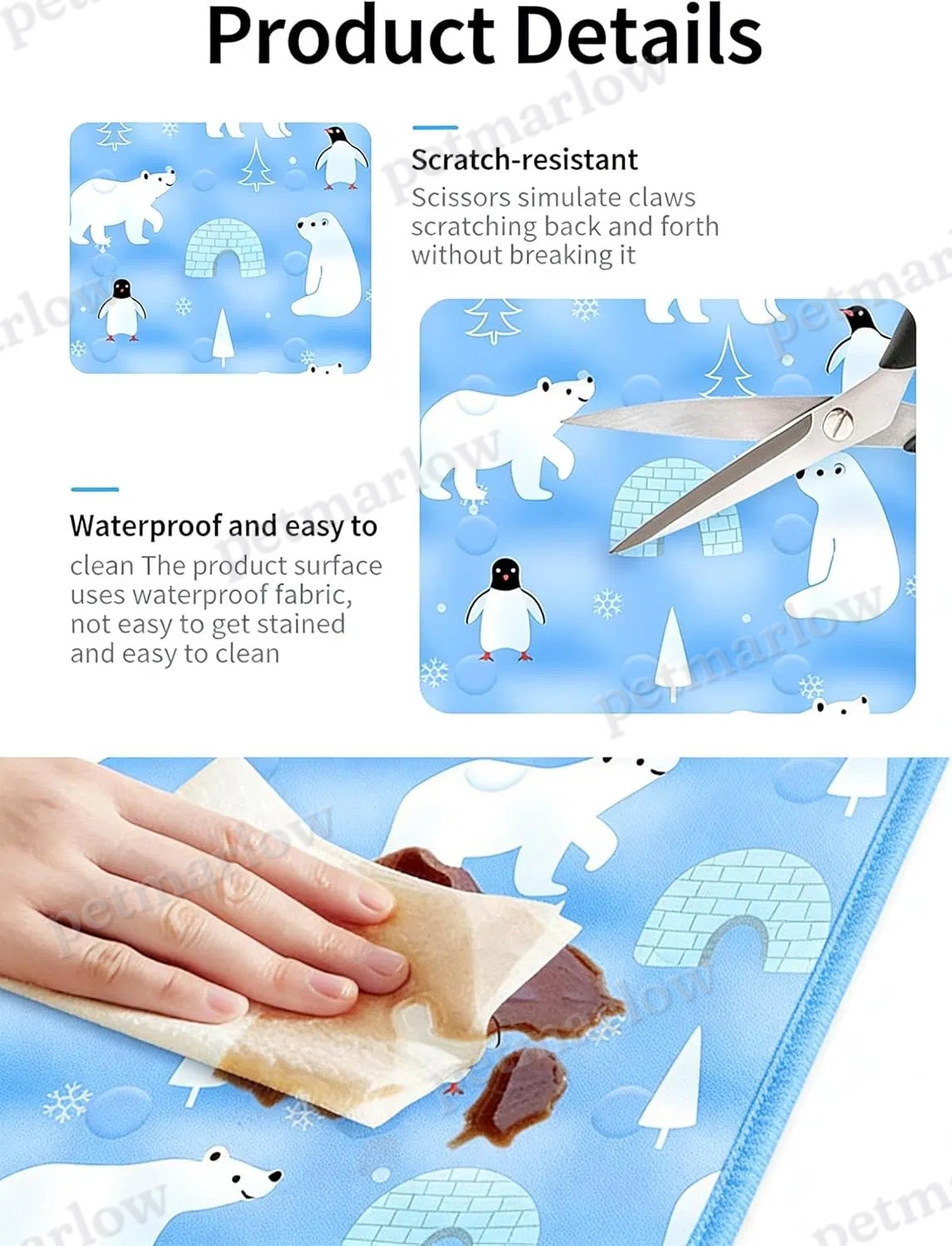 Dog Cooling Mat Portable Summer Pet Pad – view 4
