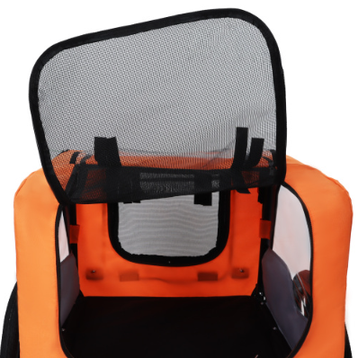 Collapsible Pet Bike Trailer with All-Terrain Wheels – view 11