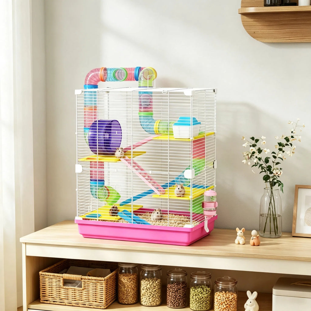 Portable 5-Tier Hamster Cage for Small Animals – view 7