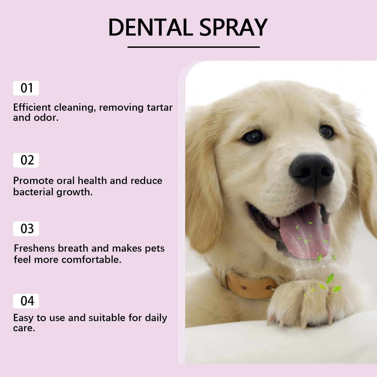 Pet Dental Spray for Dogs & Cats, Easy Oral Care Solution – view 7