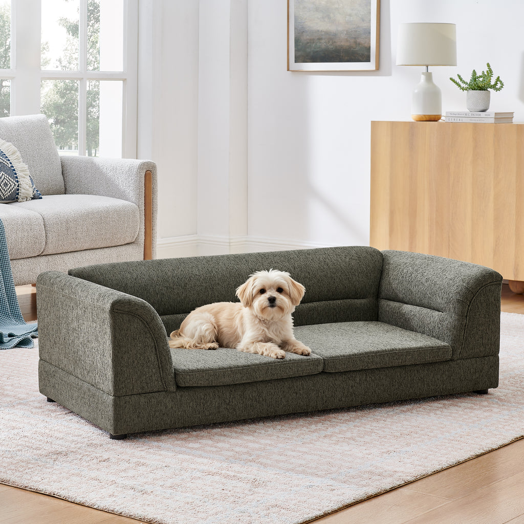 Oversized Pet Sofa with Curved Armrests for Large Dogs – view 11