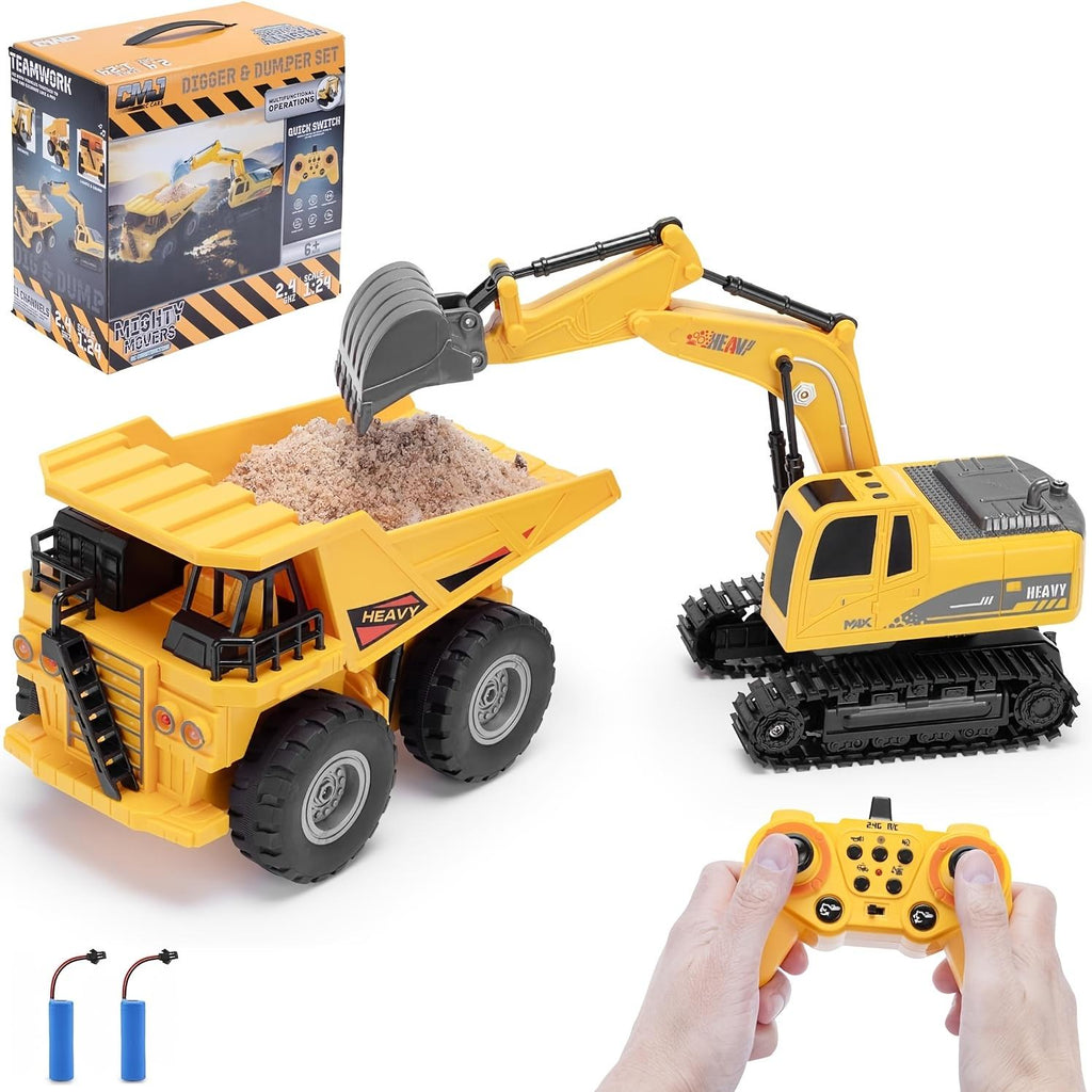 Remote Control Excavator Set For Kids' Educational Play – view 8