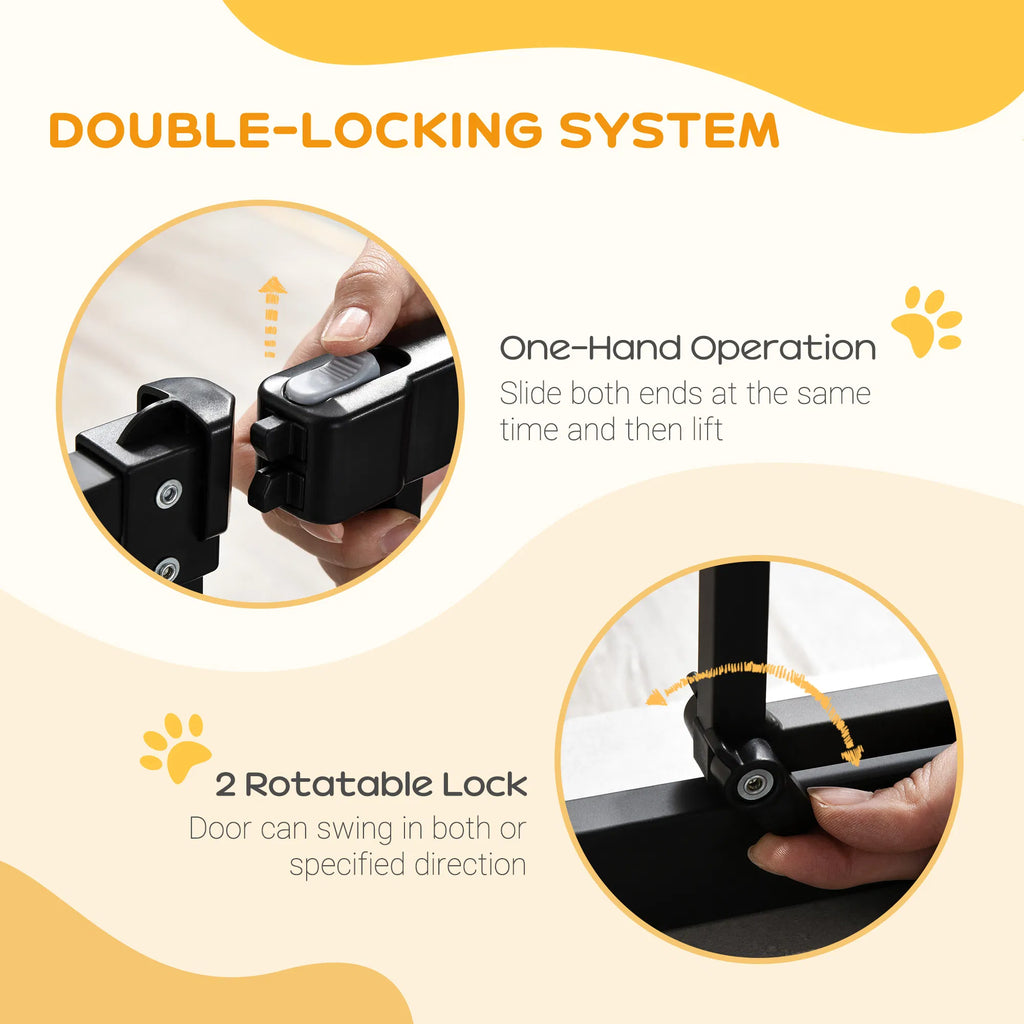 Extra Tall Dog Gate with Door – view 7