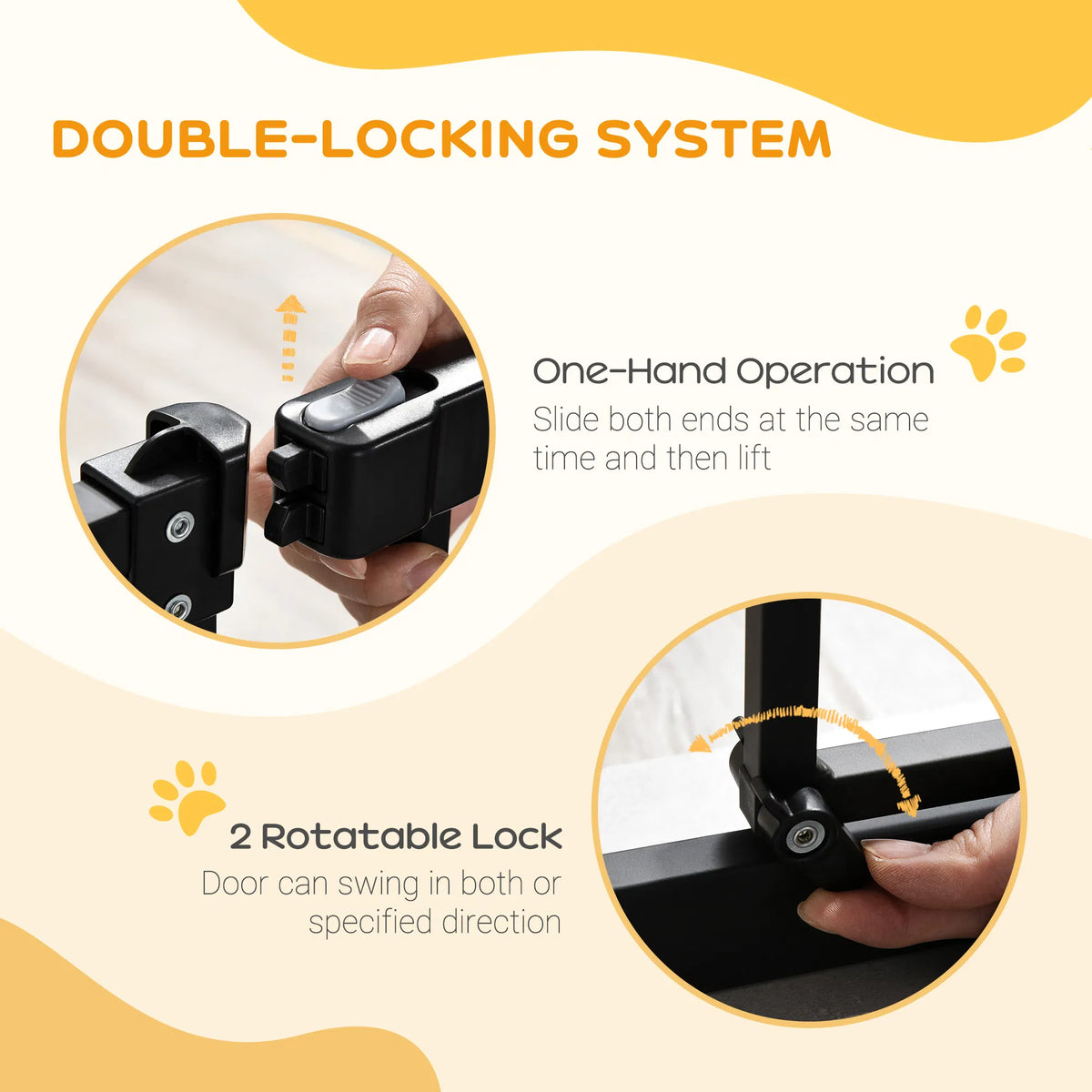 Extra Tall Dog Gate with Door – view 7