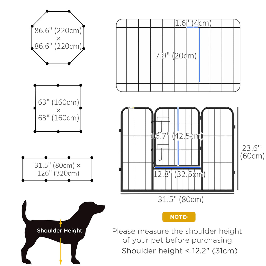 Heavy Duty Dog Playpen for Small to Medium Pets – view 7
