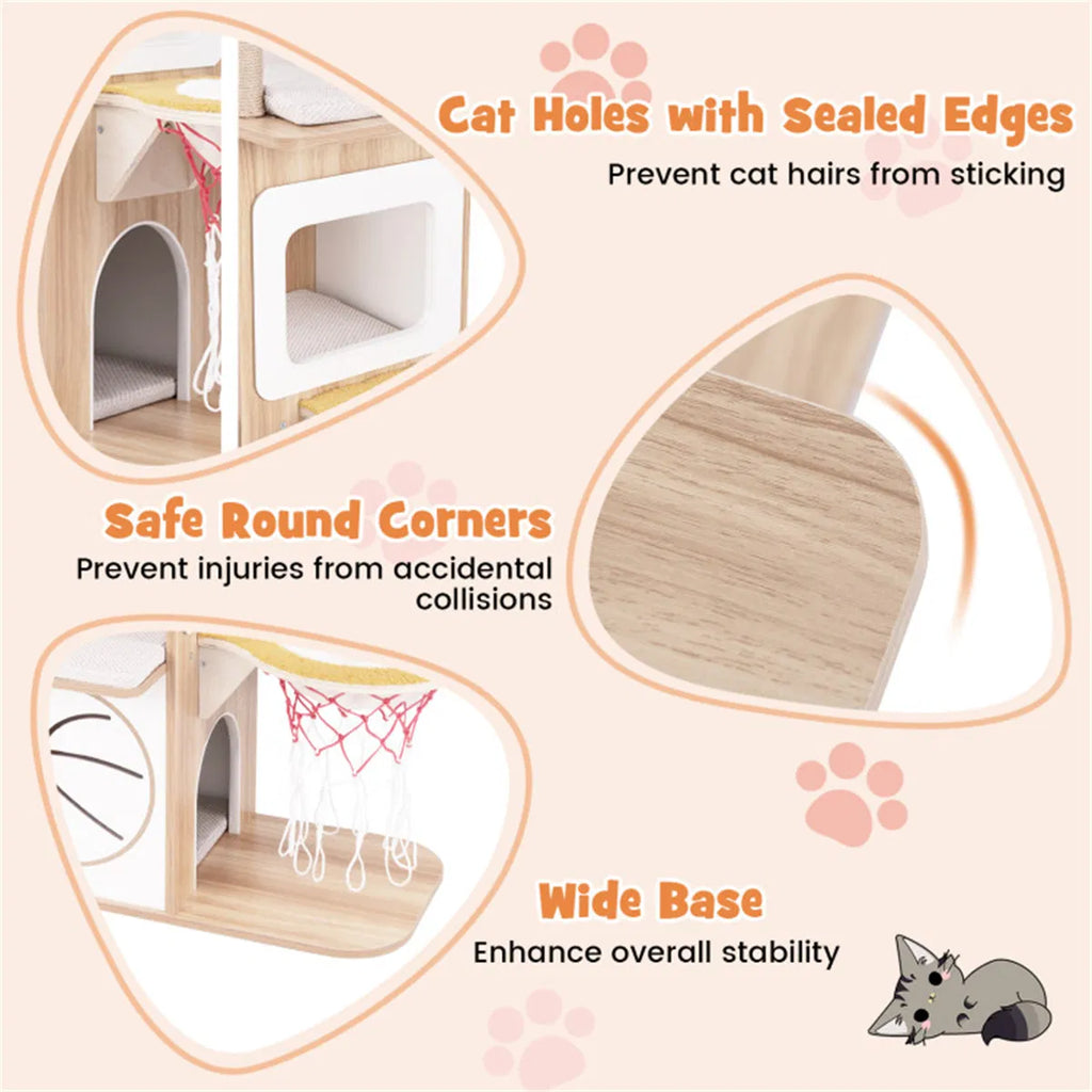 47 Inches Wooden Cat Condo – view 7