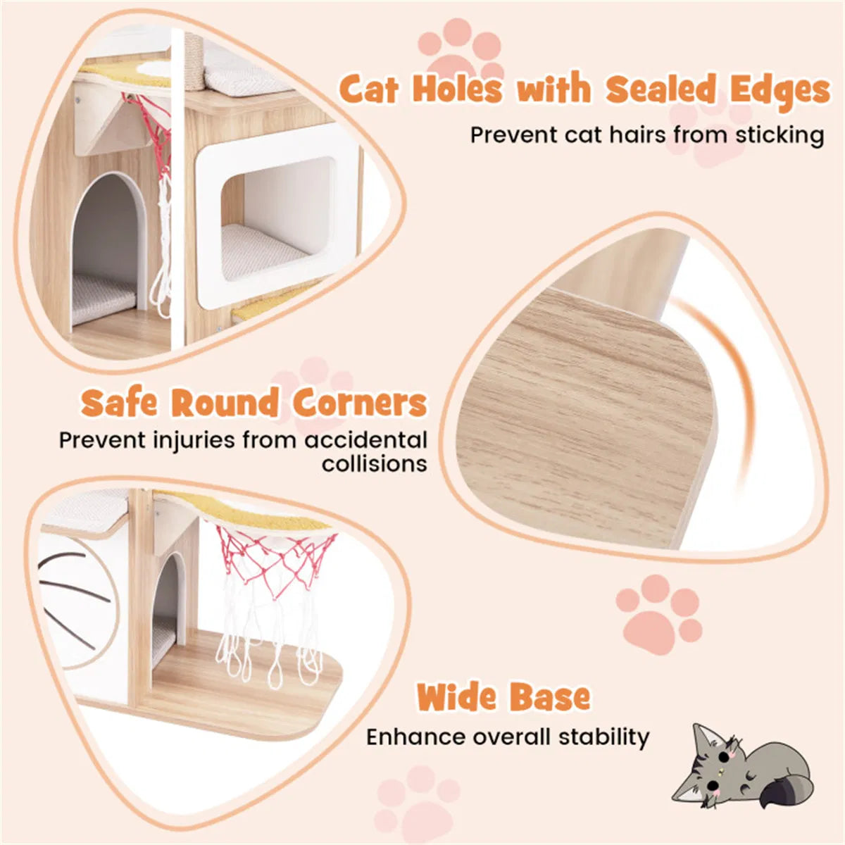 47 Inches Wooden Cat Condo – view 7
