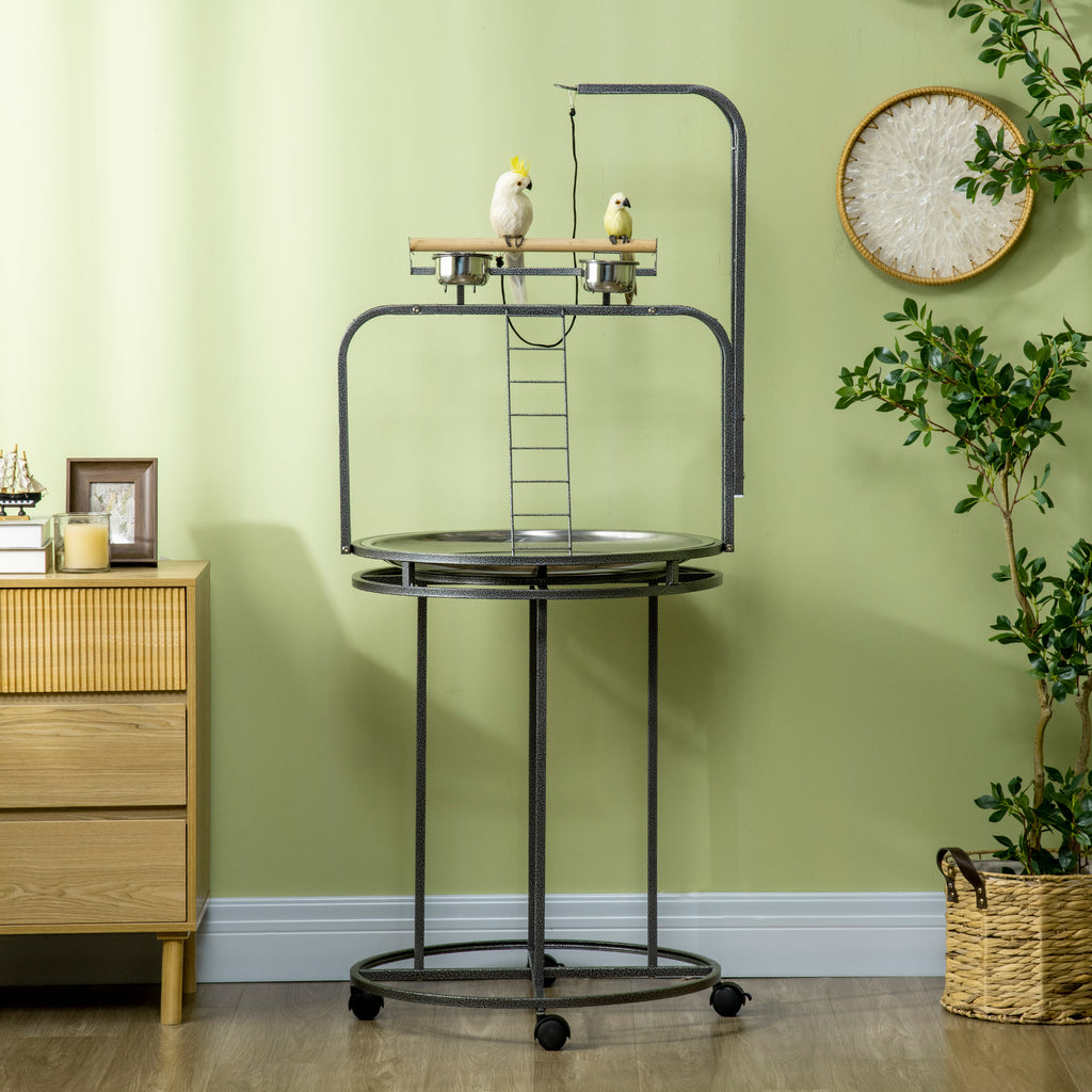 Bird Perch Stand with Toy Hook and Ladders for Exercise – view 7