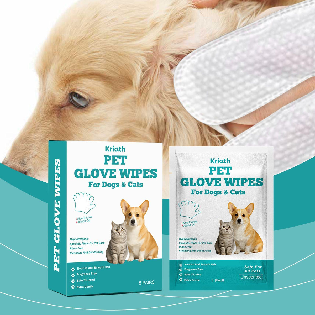 Disposable Pet Glove Wipes for Easy Cleaning – view 8