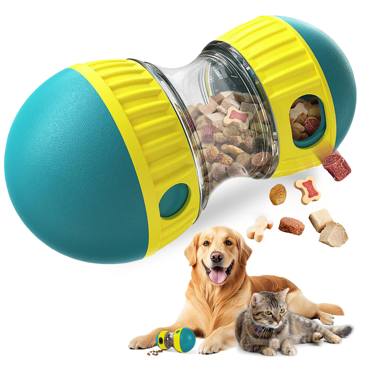 Treat-Dispensing Dog Puzzle Ball