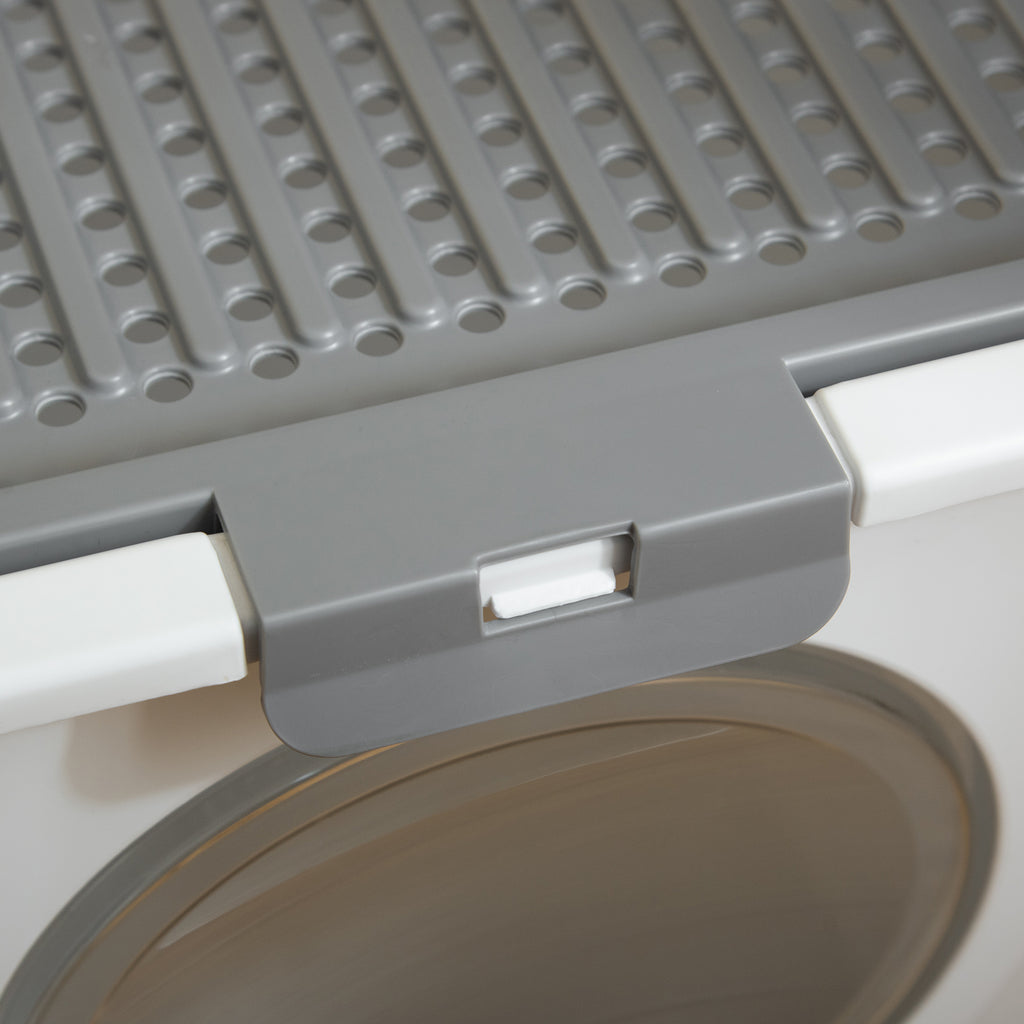 Covered Cat Litter Box for Easy Cleaning and Odor Control – view 9