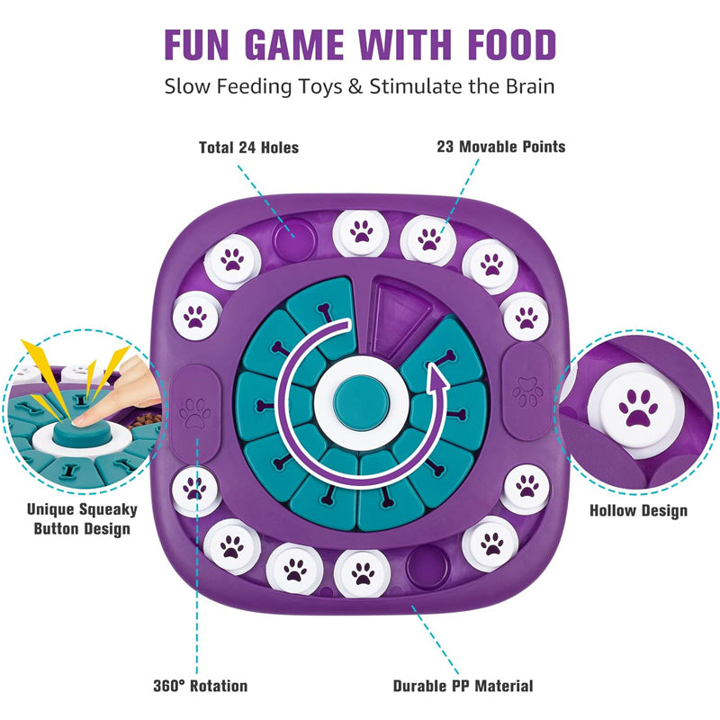 Dog Puzzle Toys, Interactive Treat Puzzle Toy – view 7