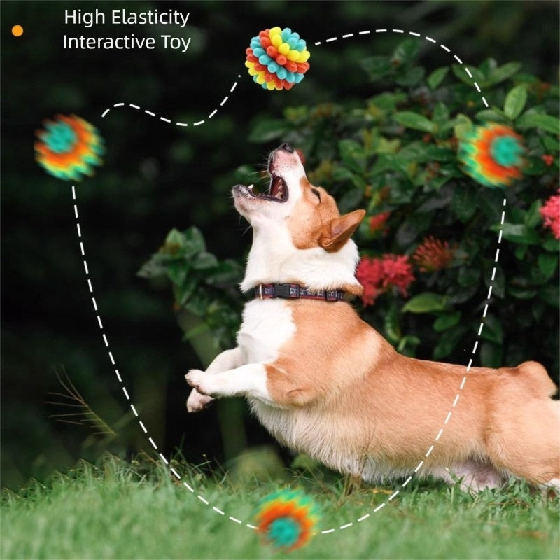 Textured Rubber Dog Chew Ball – view 7