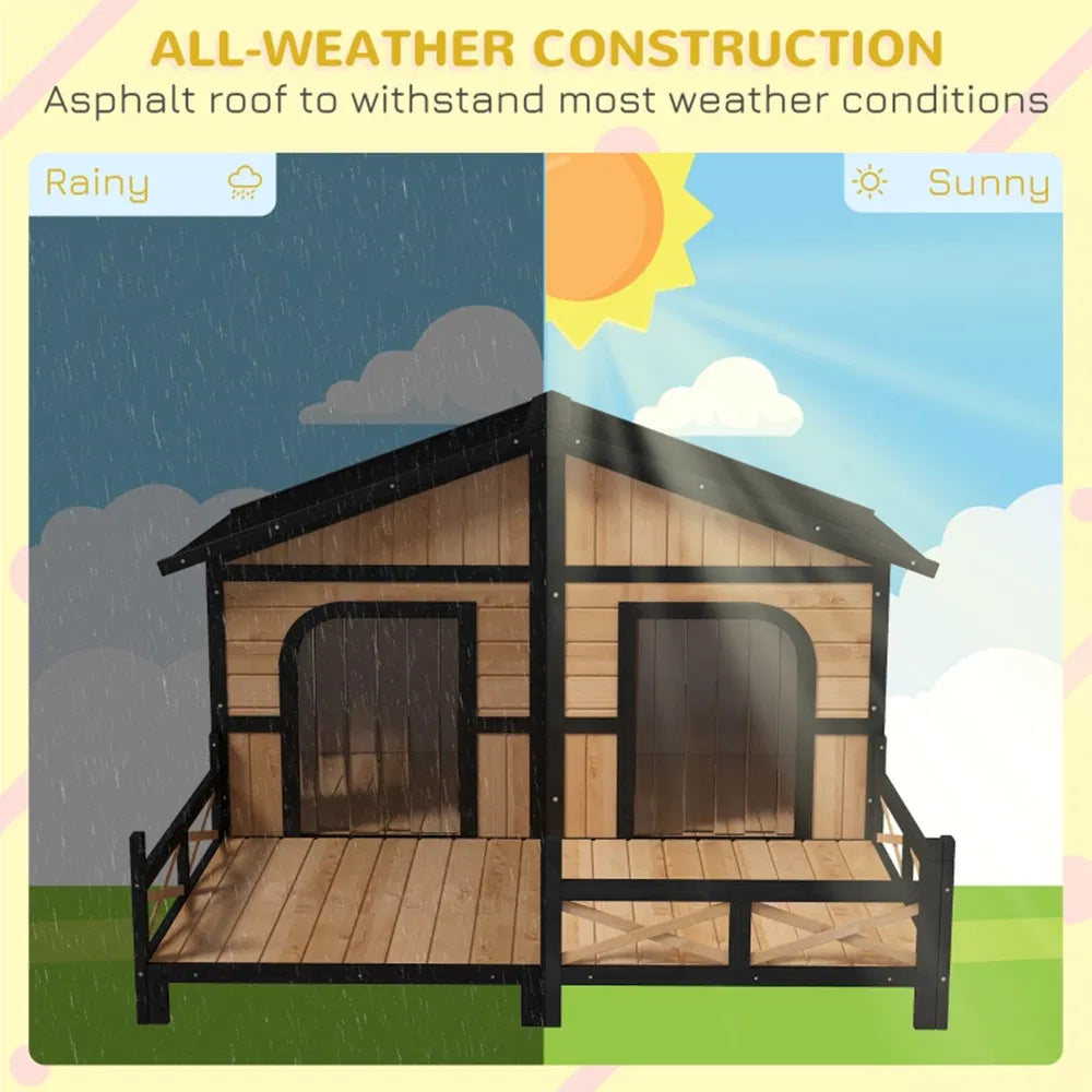 Dog House- Natural Wood – view 8