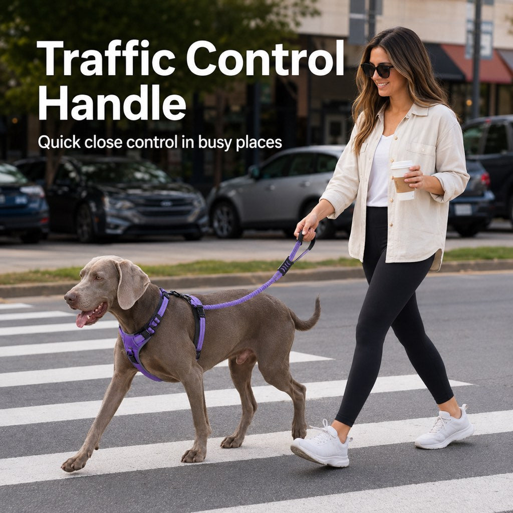 2-In-1 Reflective & Shock-Absorbing Dog Seat Belt Leash – view 10