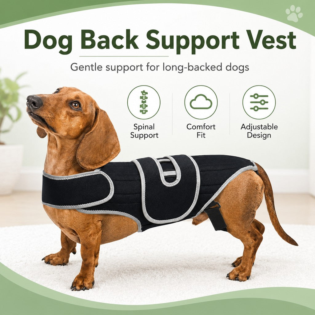 Adjustable Breathable Back Support Vest (Long-Backed Breeds) – view 8