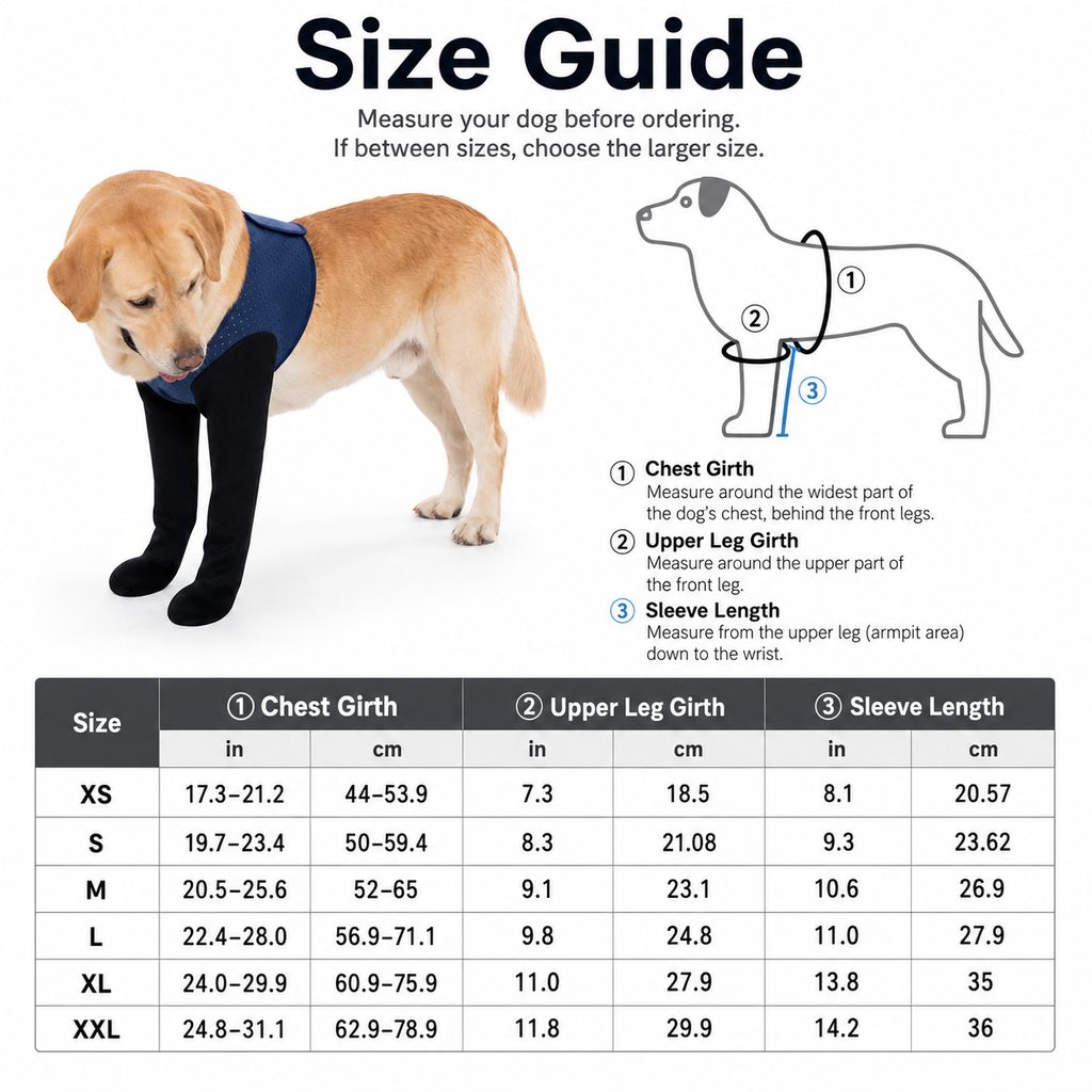 Cone-Free Breathable Dual Front-Leg Recovery Sleeves (Pair) – view 10