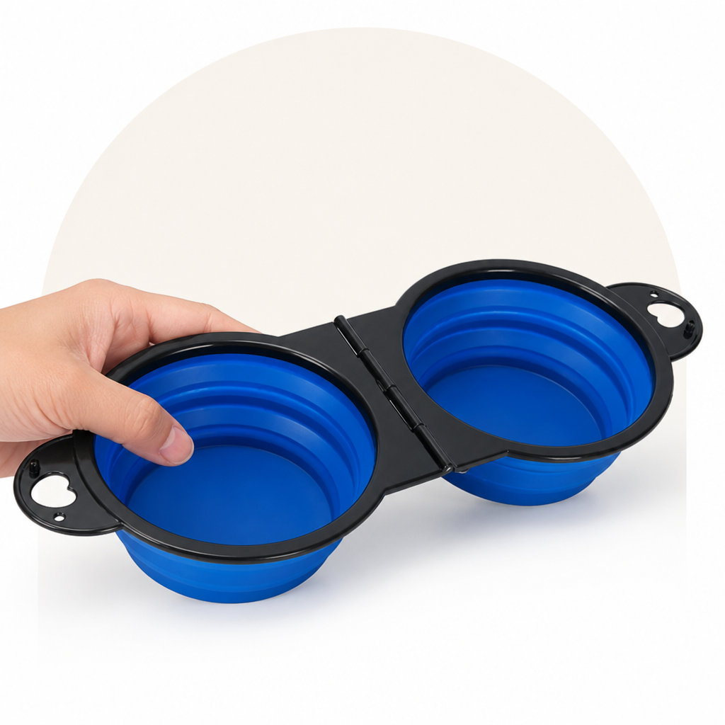 Petmarlow 2-In-1 Collapsible Travel Bowl (Hangable) – view 9