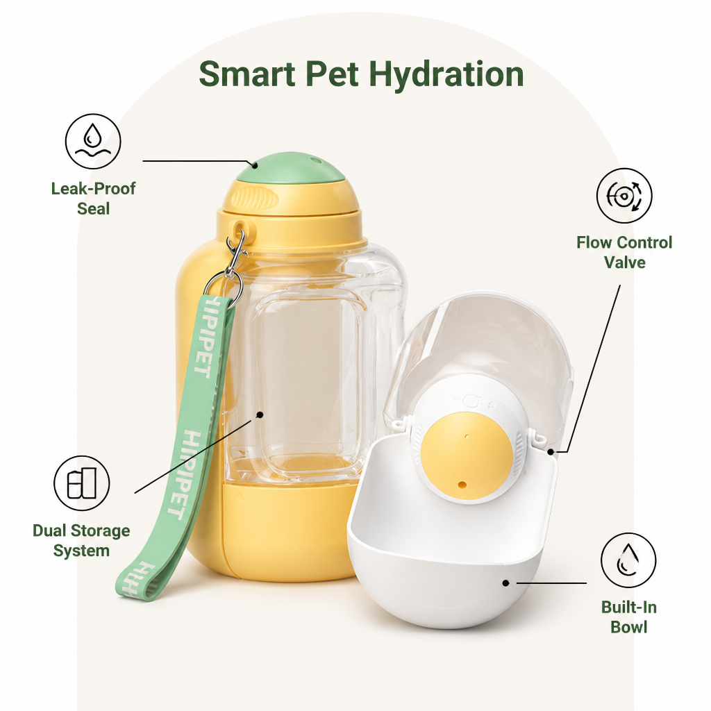 Petmarlow 2-In-1 Leak-Proof Dog Water Bottle – view 9