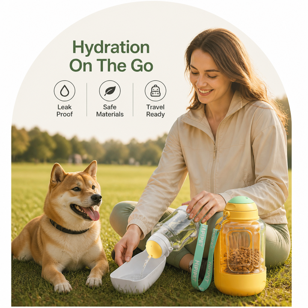 Petmarlow 2-In-1 Leak-Proof Dog Water Bottle – view 12