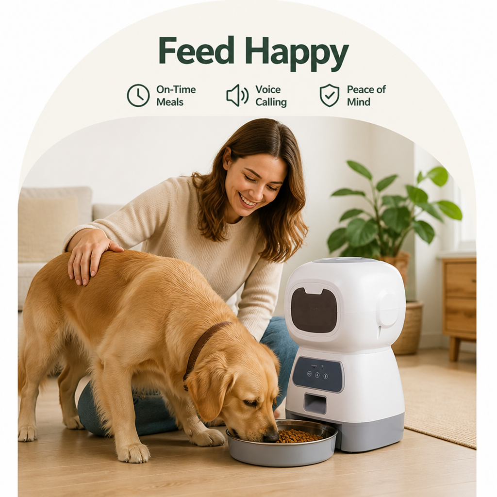 DogBedHouse 1 gallon Timed Voice Recorder Pet Feeder – view 7