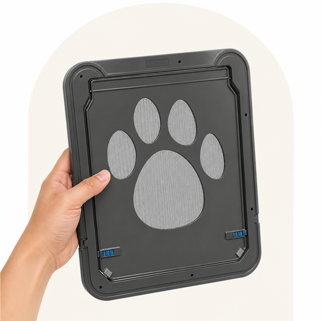 Petmarlow 4-Way Lockable & Insulated ABS Pet Door – view 7