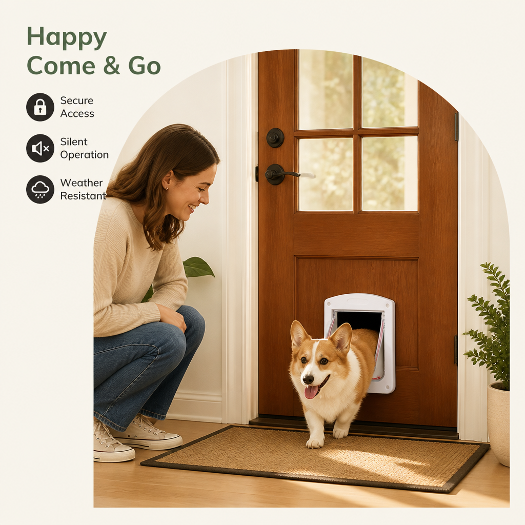 Petmarlow 4-Way Locking & Weatherproof Pet Door – view 7