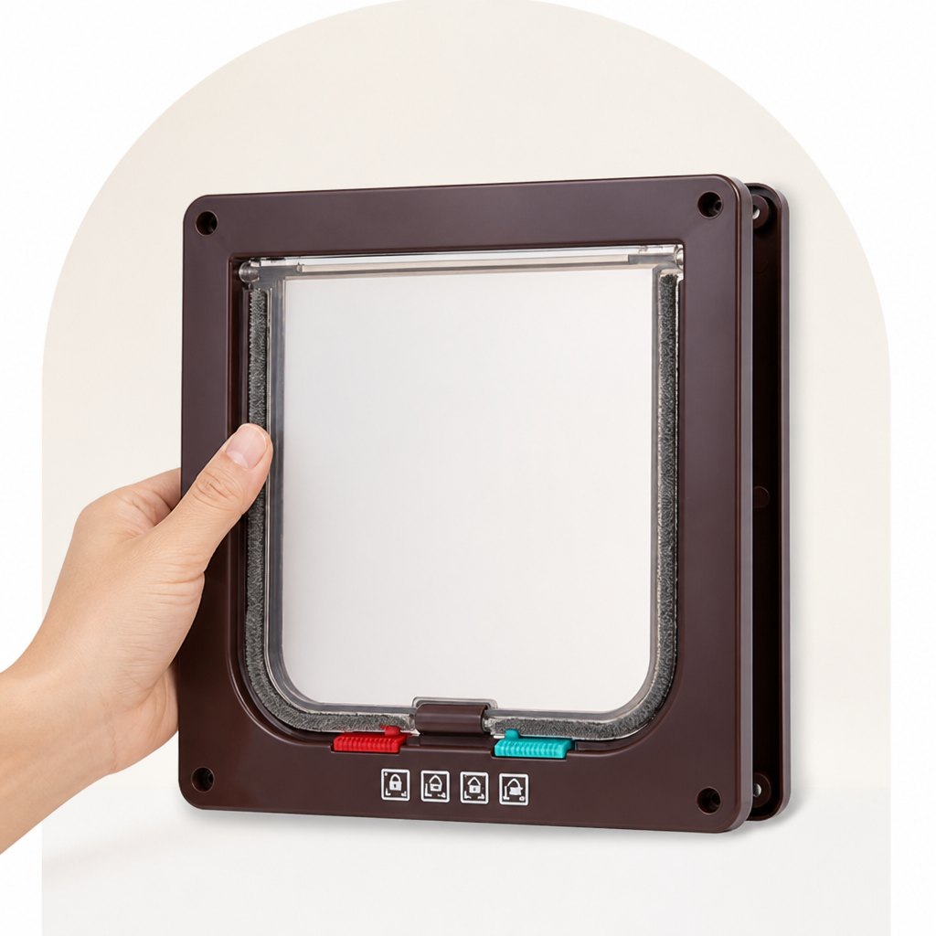 Petmarlow 4-Way Security Cat & Small Dog Flap Door – view 9
