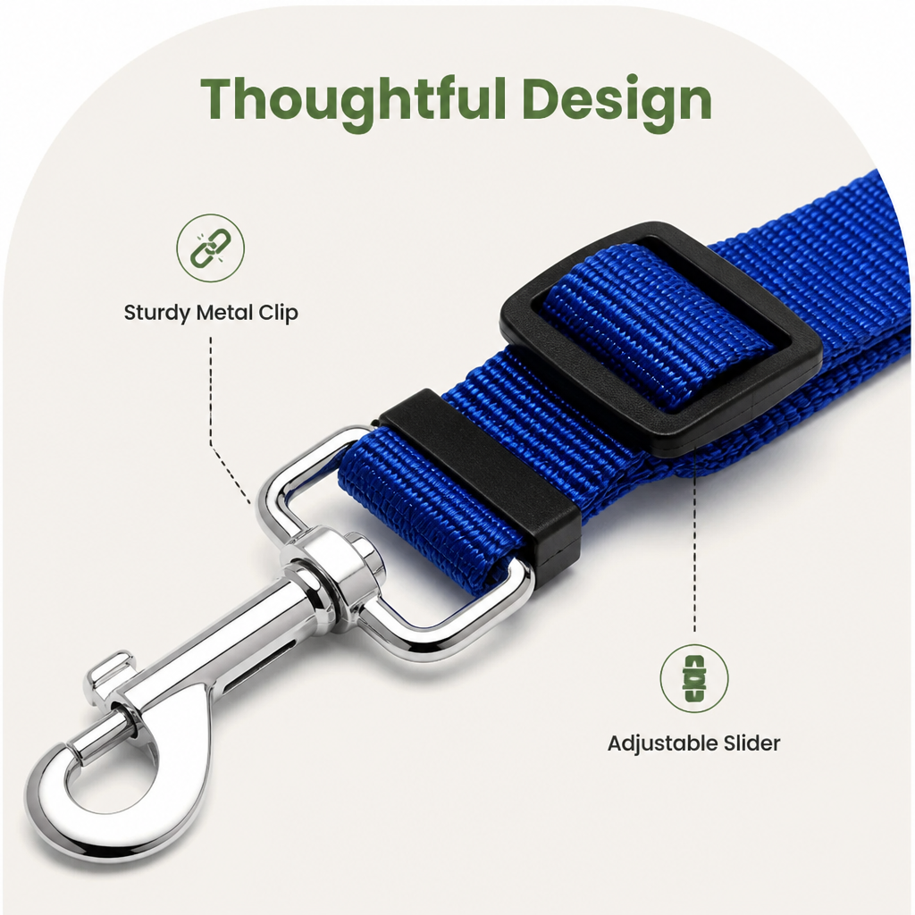 Petmarlow Adjustable & Durable Pet Car Seat Belt – view 10