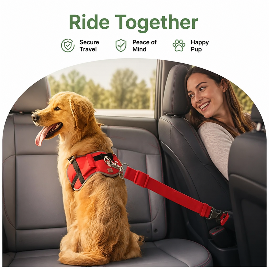Petmarlow Adjustable & Durable Pet Car Seat Belt – view 11