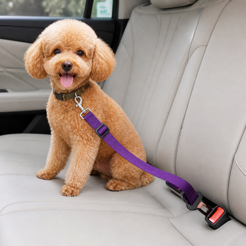 Petmarlow Adjustable Nylon & Zinc Alloy Car Seat Belt – view 23