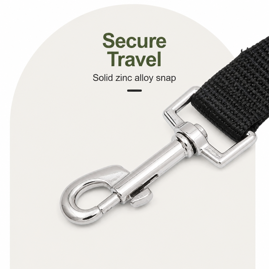 Petmarlow Adjustable Nylon & Zinc Alloy Car Seat Belt – view 14