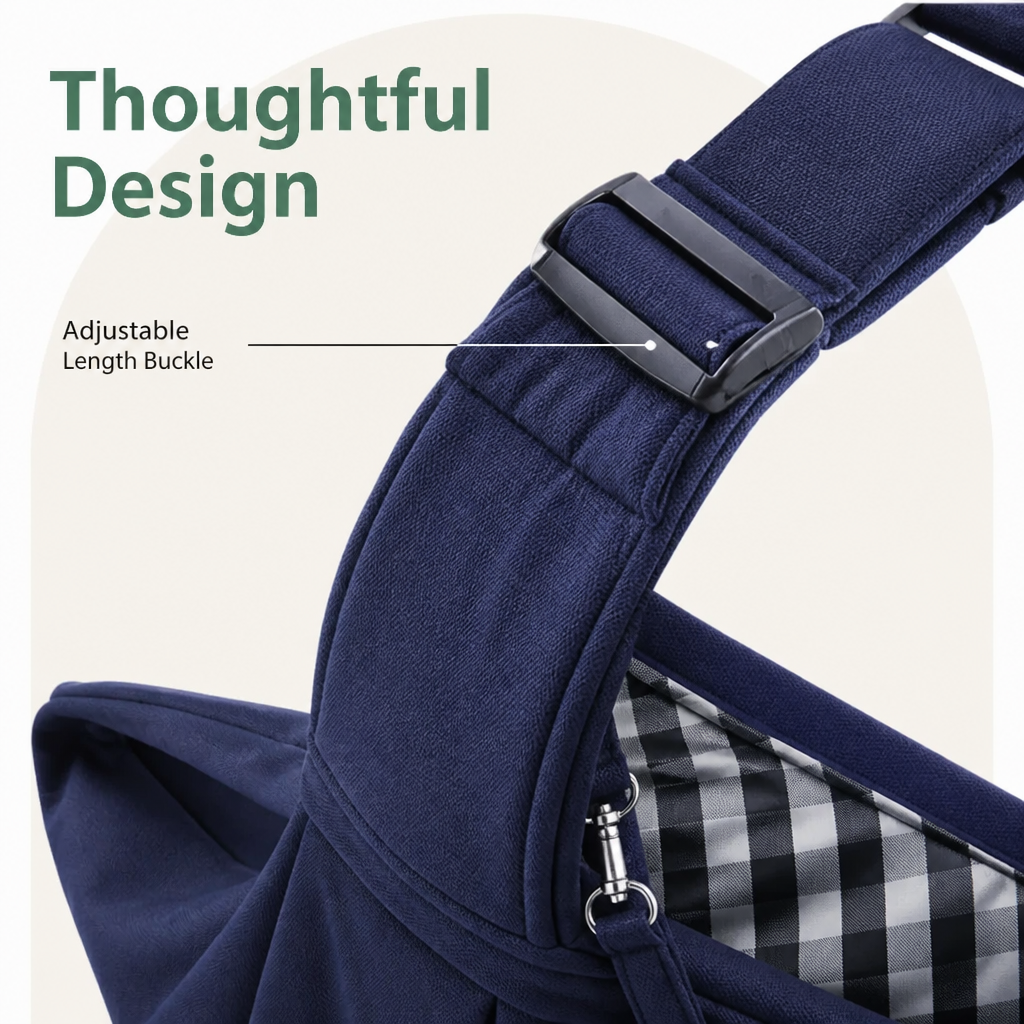 Petmarlow Adjustable Shoulder Strap & Safety Buckle Sling Carrier – view 8