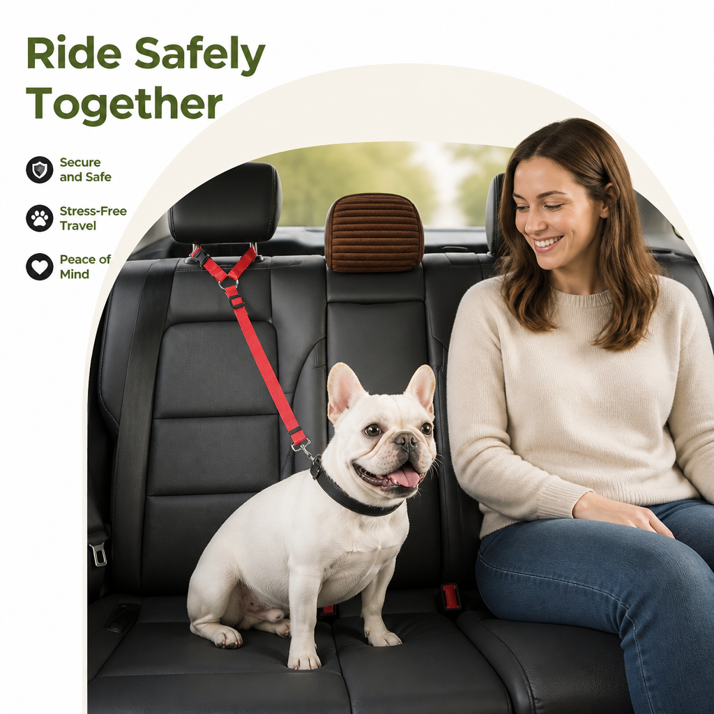 Petmarlow Adjustable Stretch Nylon Car Seat Belt – view 10