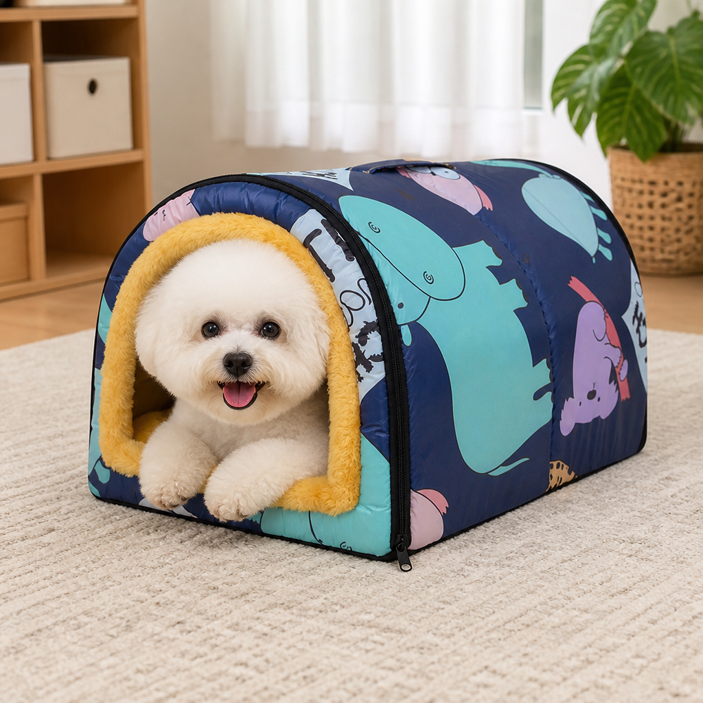 Petmarlow All-Season Dismantlable & Washable Pet House (Detachable Cushion) – view 7