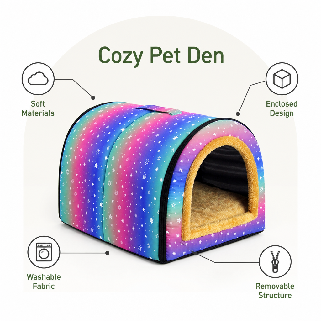 Petmarlow All-Season Dismantlable & Washable Pet House (Detachable Cushion) – view 9