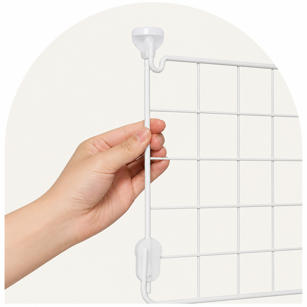 Petmarlow Anti-Escape Mesh & Adjustable Steel Frame Puppy Fence – view 18
