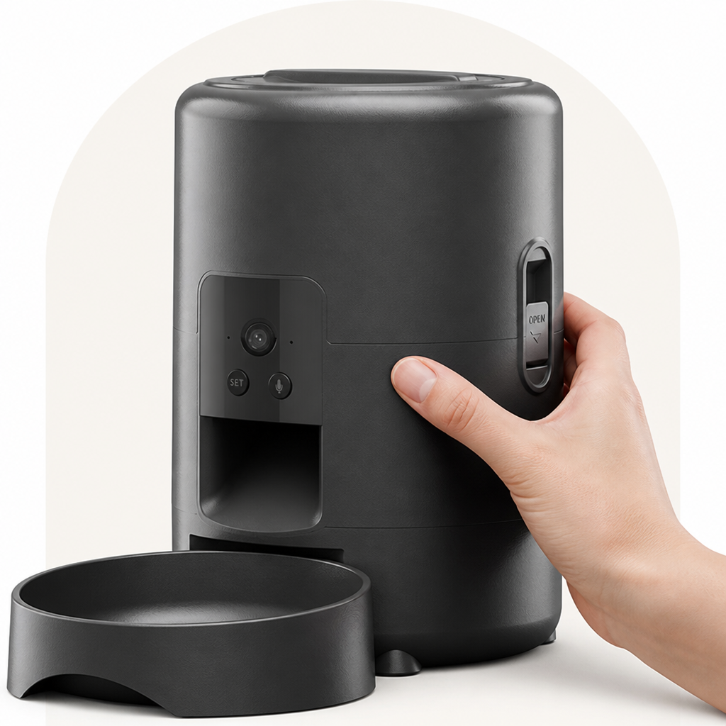 DogBedHouse App-Controlled & Portion-Controlled Pet Feeder (8.5-Cup Hopper) – view 12