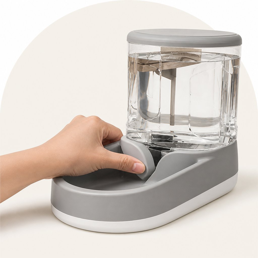 Petmarlow Automatic Continuous Flow Water Fountain & Feeder – view 8