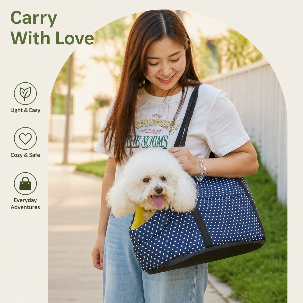 Petmarlow Breathable Mesh & Insulated Pet Carrier (Foldable) – view 7