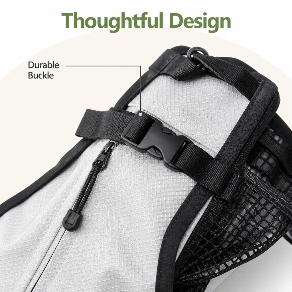 Petmarlow Breathable Mesh & Lightweight Dog Backpack Carrier – view 10