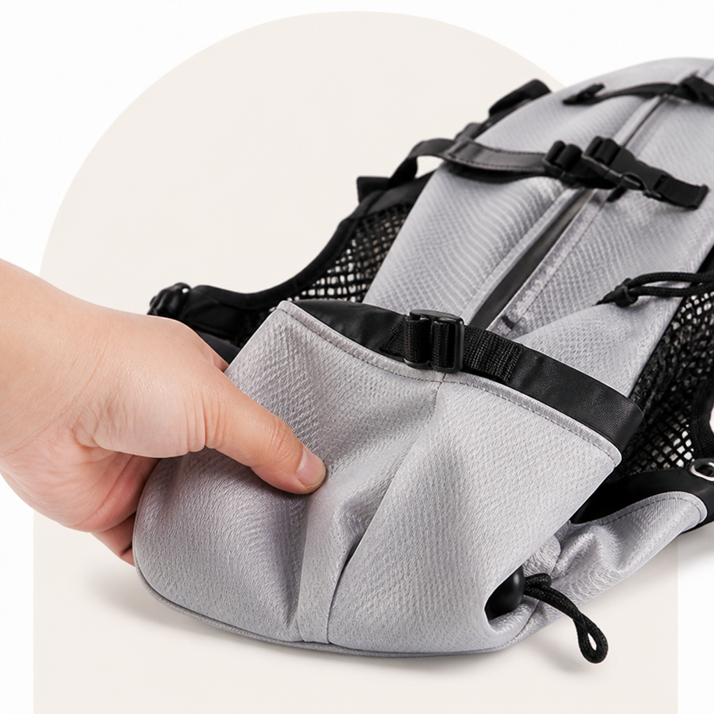 Petmarlow Breathable Mesh & Lightweight Dog Backpack Carrier – view 12