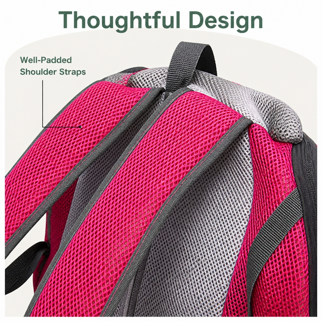 Petmarlow Breathable Padded Hands-Free Backpack Carrier – view 9