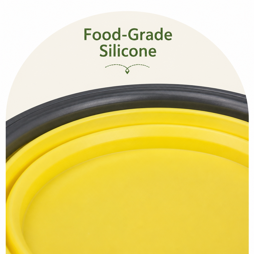 Petmarlow Collapsible Food-Grade Silicone Travel Bowl – view 11