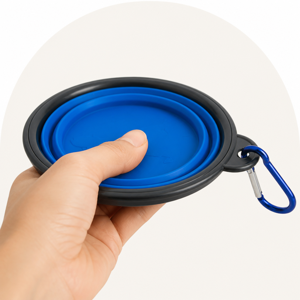 Petmarlow Collapsible Food-Grade Silicone Travel Bowl – view 14