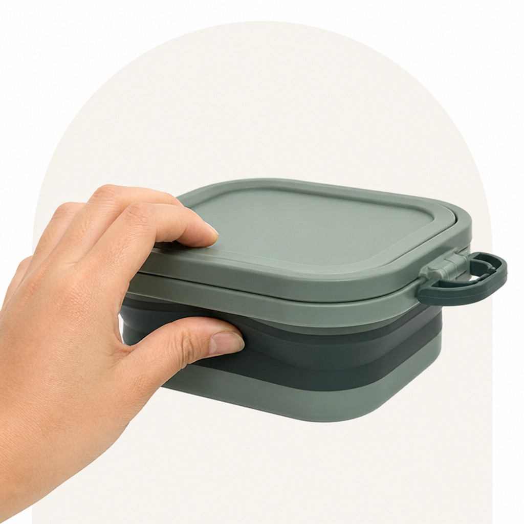 Petmarlow Collapsible Leak-Proof Divided Travel Bowl – view 9