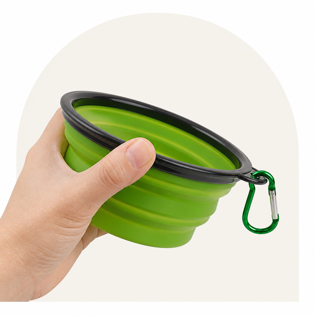 Petmarlow Collapsible Silicone & Travel-Friendly Dog Bowl – view 8