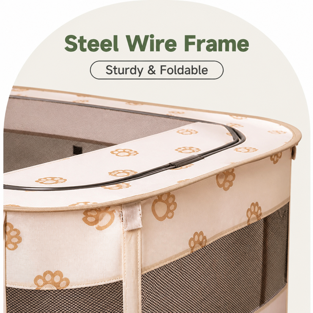 Petmarlow Collapsible & Space-Saving Steel-Wire Pet House – view 16