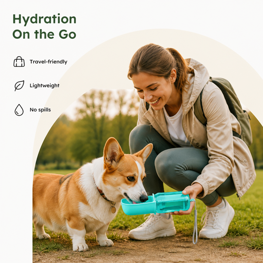 Petmarlow Compact & Collapsible Pet Water Bottle – view 7