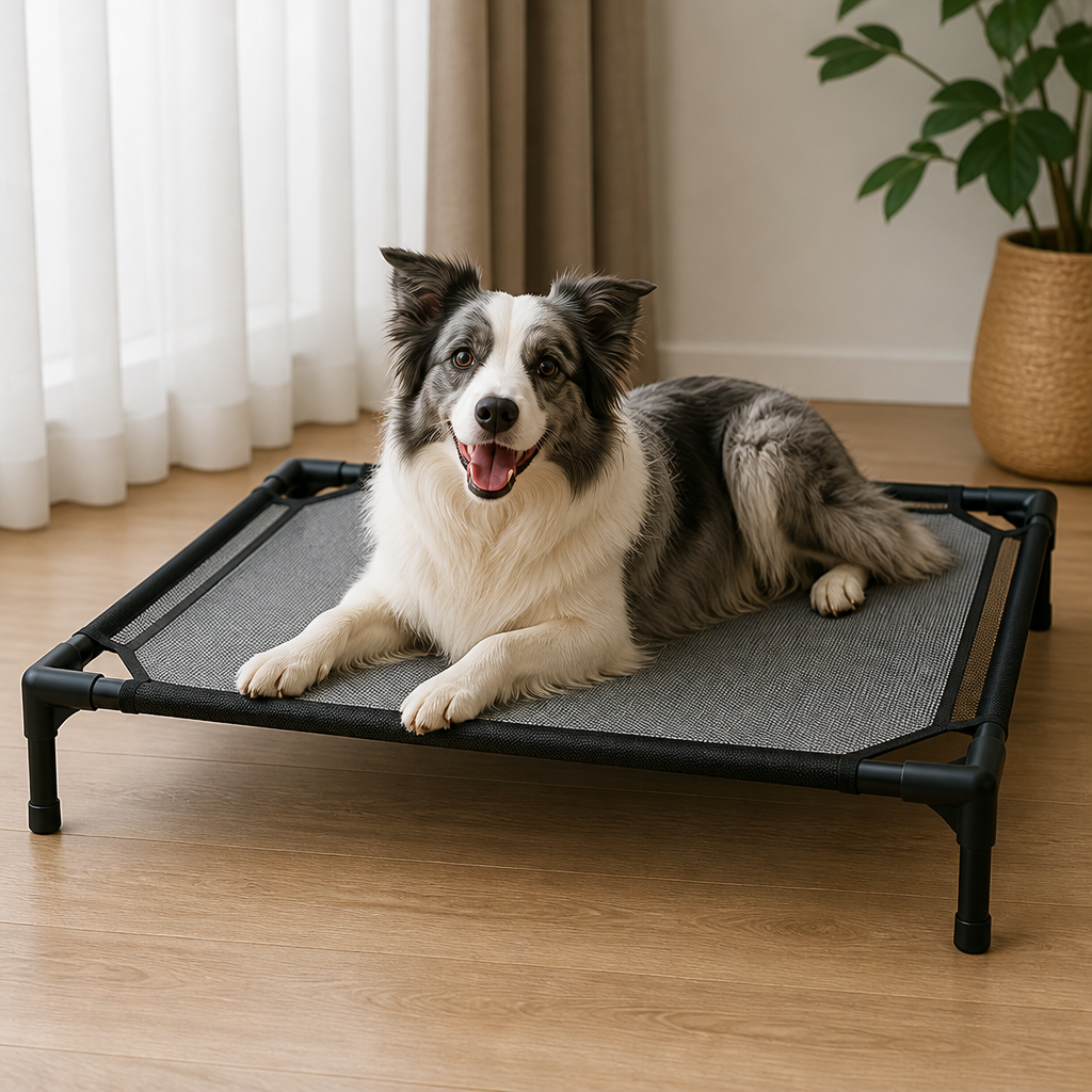 Petmarlow Cooling Breathable Mesh Elevated Dog Bed – view 8